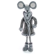 Dekoráció MagicHome Karácsony, álló egerek, 50 cm