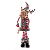 Dekoráció MagicHome Karácsony, rénszarvas nőstény, álló, 81 cm