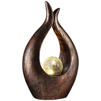 Dísz Strend Pro Garden, Namaste, 17,2x9,5x29 cm, polirezin, üveg, napelemes