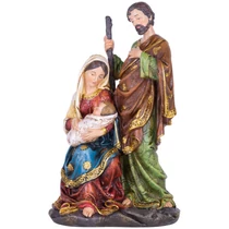 Dekoráció MagicHome Karácsony, Szent Család, polirezin, 25 cm