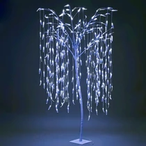 Díszfa MagicHome Karácsonyi, fűzfa, 384x LED, hideg fehér, 180 cm