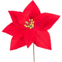Virág MagicHome, Karácsonyi Mikulásvirág, piros, 21 cm, virágméret: 16,5 cm