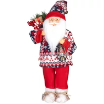 Dekoráció MagicHome Karácsony, Mikulás, pulóverrel, 45 cm