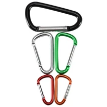 Karabiner készlet HF248142, fém, színes, 5 db