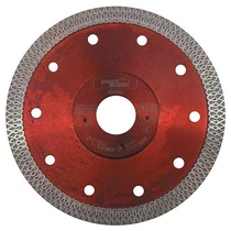 Gyémánttárcsa Extra vékony 125x1,2x10x22,2mm turbo, piros, gránit, márvány