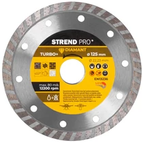 Tárcsa Strend Pro 521C, 125 mm, gyémánt, Turbo +