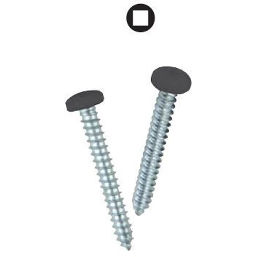 38416 - szögletes, lencsefejű, önmetsző csavar horganyzott CR3+ DIN 7981, fekete ?4.2X32 1000db