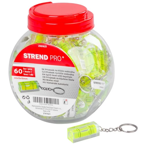 Vízszintező Strend Pro, mini vízmérték, szintező, függő, dobozban, 60 db, 40 x 15 x 15 mm 60db