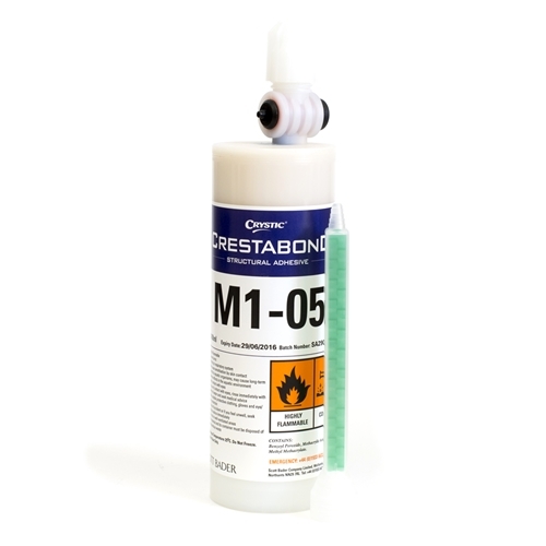 CRESTABOND M1-05 5 perces 2k metilakrilát medenceragasztó 10:1 400ml