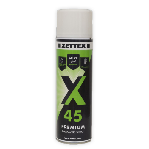Zettex Spraybond X45 ragasztó, 500 ml