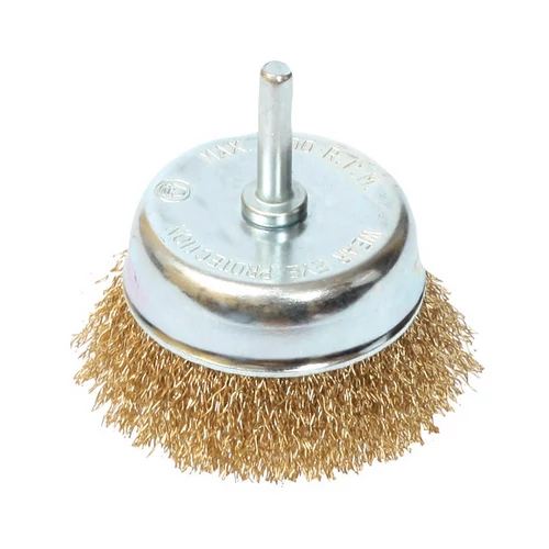 Lev Festa csapos fazékkefe 65x6mm- 0,3 hullámos, réz bevonatú