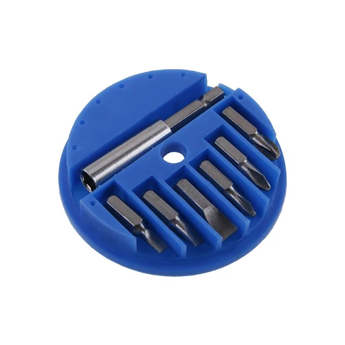 Lev bit és adapter készlet, 7 részes, mágneses, FL, PH, Hobby