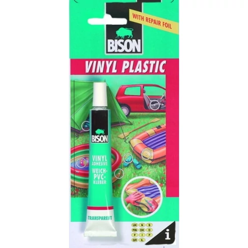 Ragasztó Bison Vinyl Plastic, 25 ml