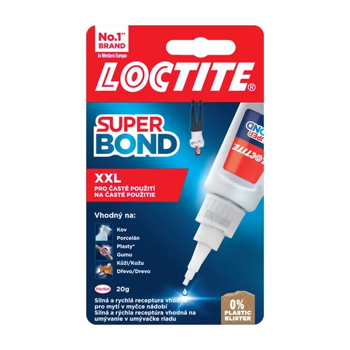 Ragasztó Loctite Super Bond XXL, 20 g