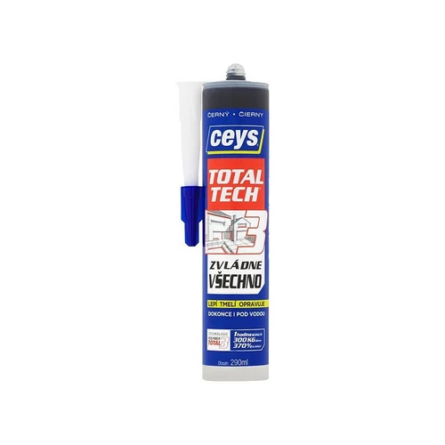 Ragasztó Ceys TOTAL TECH EXPRESS, fekete, 290 ml