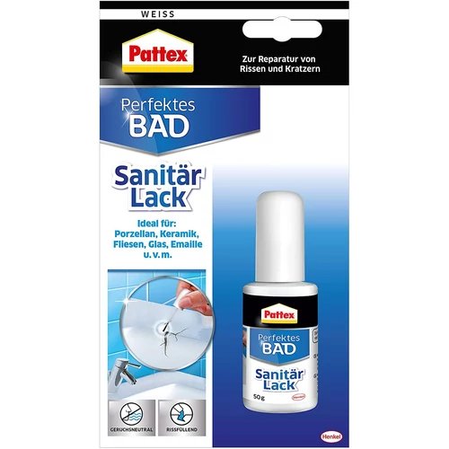 Lakk Pattex®, szaniter javító lakk mosdókhoz és kádakhoz, 50 g