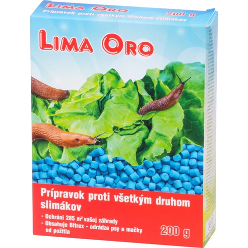 Vegyszer Lima Oro, 3%, 200 g granulátum, mindenféle csiga ellen, Bitrex