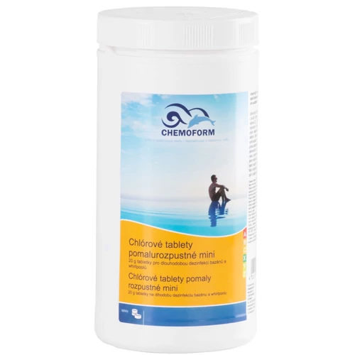 Tabletta Chemoform 3601, 20 g, klóros, lassan oldódó, csomag 1 kg