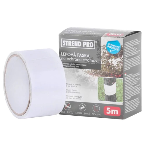 Szalag Strend Pro, fák kártevők elleni védelmére, ragacsos, 5 cm, Hossz: 5 m