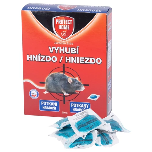 Csalétek RODICUM extra, egerekhez és patkányokhoz, 200 g, puha