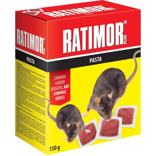 Csalétek RATIMOR® Bromadiolon, puha, egerekhez és patkányokhoz, 150 g