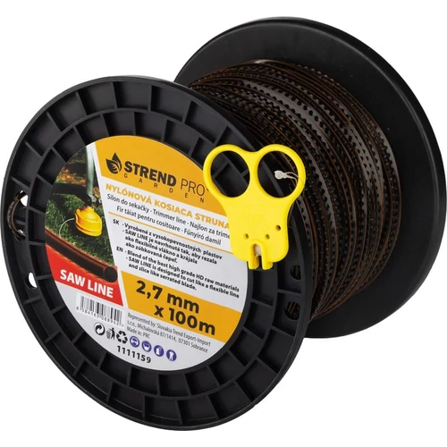 Damil vágáshoz Strend Pro Premium SawLine 2,7 mm, H-100 m, fogazott