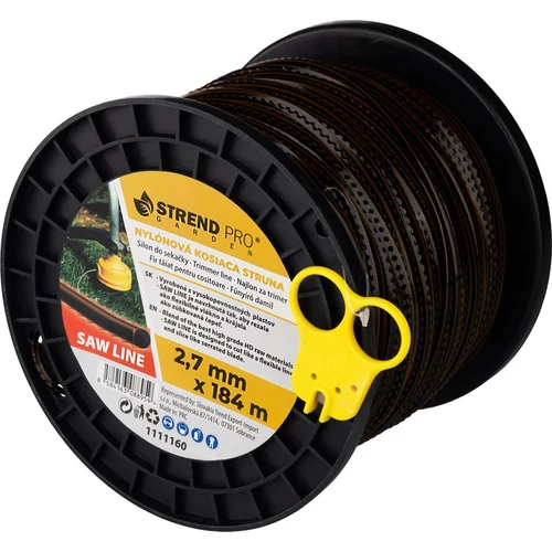 Damil vágáshoz Strend Pro Premium SawLine 2,7 mm, H-184 m, fogazott
