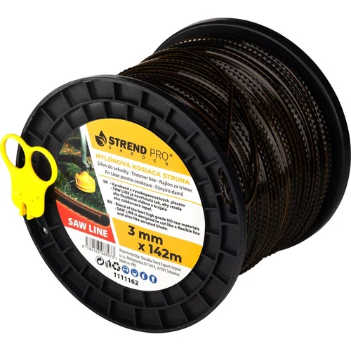 Damil vágáshoz Strend Pro Premium SawLine 3 mm, H-142 m, fogazott