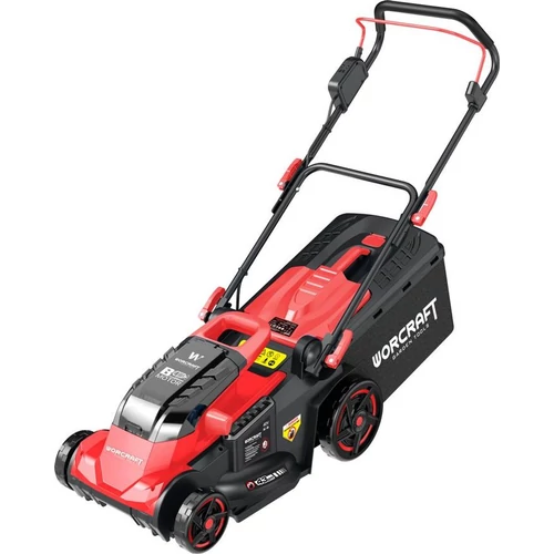 Fűnyíró Worcraft CLM-S40LiBL ShareSYS, 2x20V Li-Ion, 430 mm, 45 literes, szénkefe nélküli