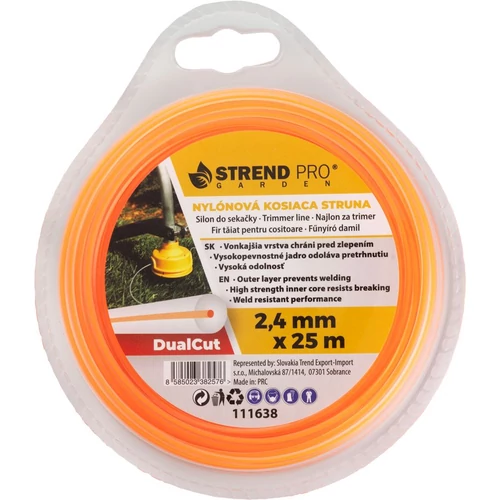 Damil vágáshoz DualCut DBR 2,4 mm, H-25 m, kerek