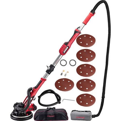 Csiszoló Worcraft DS09-215, 900W, 215 mm, gipszkartonhoz, porzsákkal, LED világítás