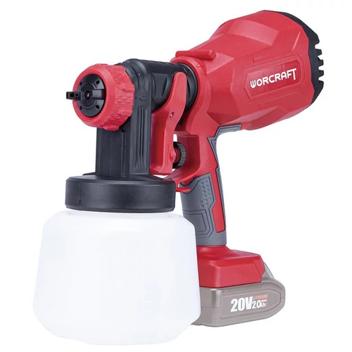 Pisztoly Worcraft CSG-S20LiA ShareSYS, 20V Li-Ion, 1000 ml, festékszóró, festékhez