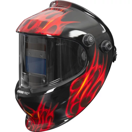 Hegesztőpajzs Strend Pro Galaxy Flame, automata sötétedésű