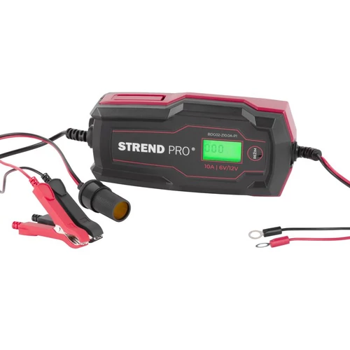 Töltő Strend Pro BDG02-Z10.0A-P1, 160W, 2A/10A, 6V/12V, IP65, LCD, autóakkumulátorhoz