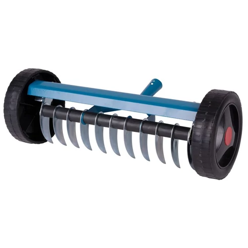 Gyepgereblye Strend Pro R152W, 11 fogú, gyomhoz levegőztető, kerekekkel, nyél nélkül