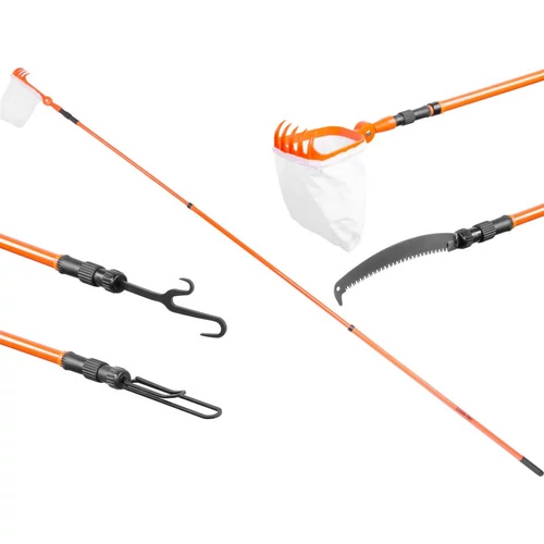 Gyümölcsszedő Strend Pro GT7031, zsák, fűrész, teleszkópos 3.6 m