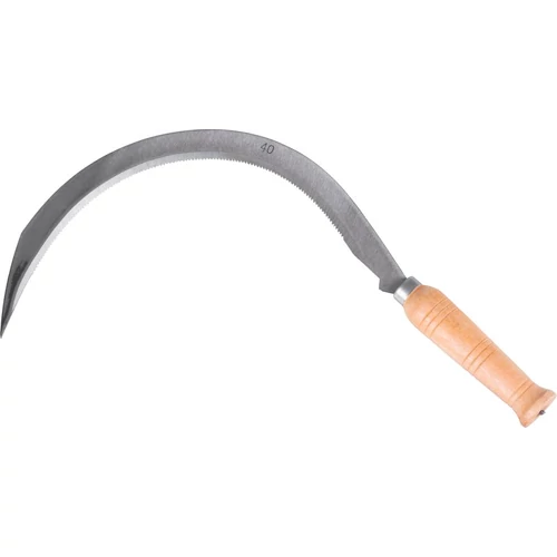 Sarló Strend Pro, kézi, gyephez, 40 cm, fogazott