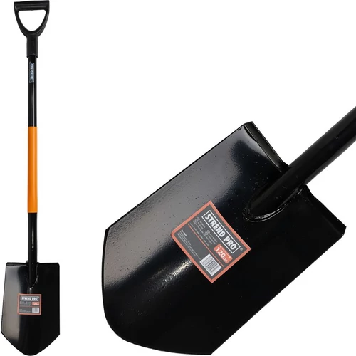 Ásó Strend Pro STYLER X03, hegyes, acél D-nyéllel