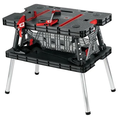 Asztal Keter® 17182239, 850x550x755 mm, munka, összecsukható, max. 453 kg