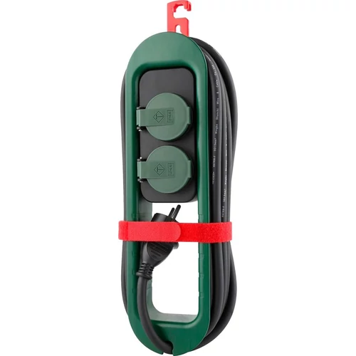 Kábel Strend Pro FS0701, 3,20 m hosszúságú, hosszabbító, 2x aljzat, akasztáshoz, IP44