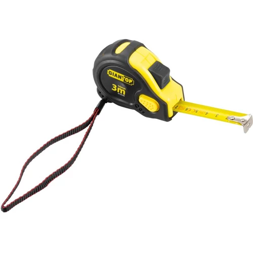 Mérőszalag GIANT CR-G16 CE, 3 m, behúzható, gumírozott