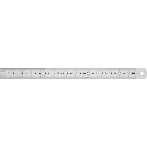 Vonalzó Strend Pro SSR0030, 300x26x0,7 mm, rozsdamentes acél, INOX