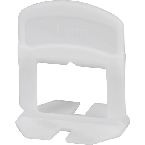 Távtartó L Strend Pro, szintező, csempe alá, 1.0 mm, csomag 100 db, fehér műanyag