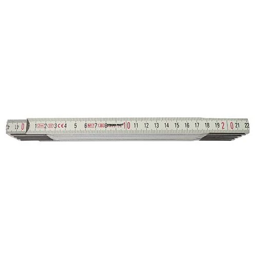 Mérőléc Strend Pro Premium WR210, 2 m, fa, összecsukható
