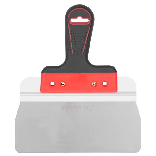 Spatula Strend Pro Premium, Inox, rozsdamentes acél, kőműves, 220 mm, lekerekített élek