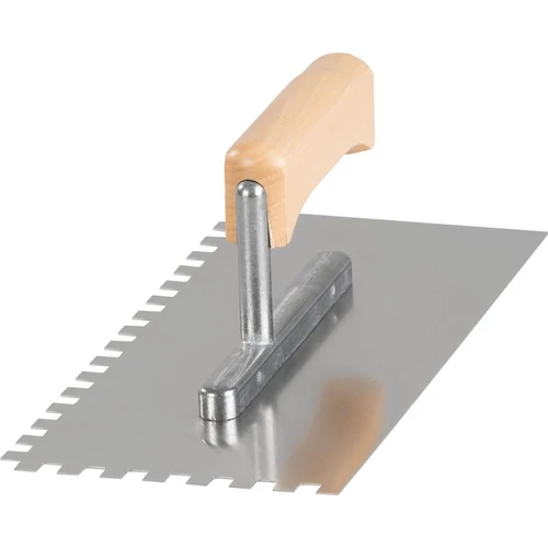 Simító Strend Pro Premium, HardWood, fa nyél, 270x130 mm, 8 mm-es fogazású, 0,7 mm, rozsdamentes acé