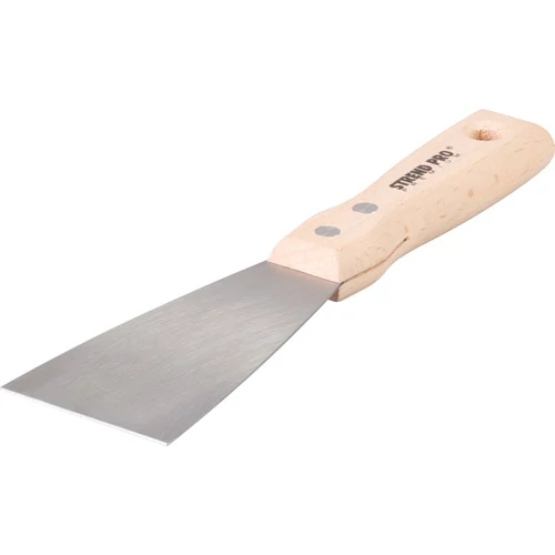 Spatula Strend Pro Premium S295, 60x1,2 mm, Inox/rozsdamentes acél, bükkfa nyél