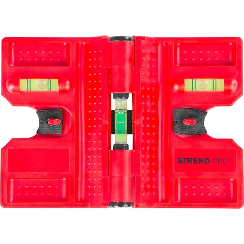 Vízmérték Strend Pro FSB-12, 135 mm, sarok, oszlopokhoz, mágneses szögmérővel