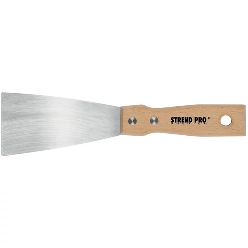 Spatula Strend Pro Premium S295, 30x1,2 mm, Inox/rozsdamentes acél, bükkfa nyél
