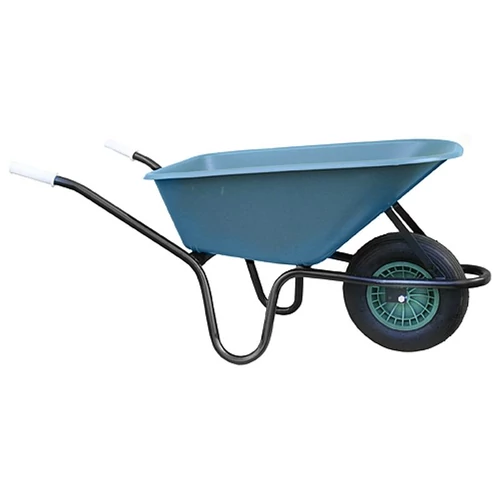 Talicska Greenlawn Junior, 100 liter, műanyag, kerti, felfújható kerékkel